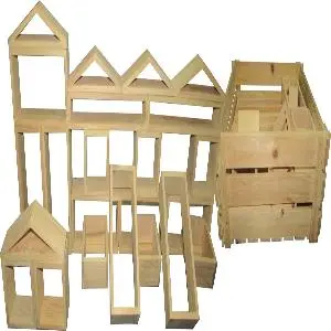 Balok Rongga PAUD Seri 90-110 (100pcs) KAYU