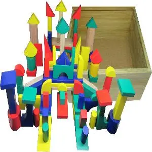 Balok Susun PAUD Seri 120-140 (120pcs) KAYU